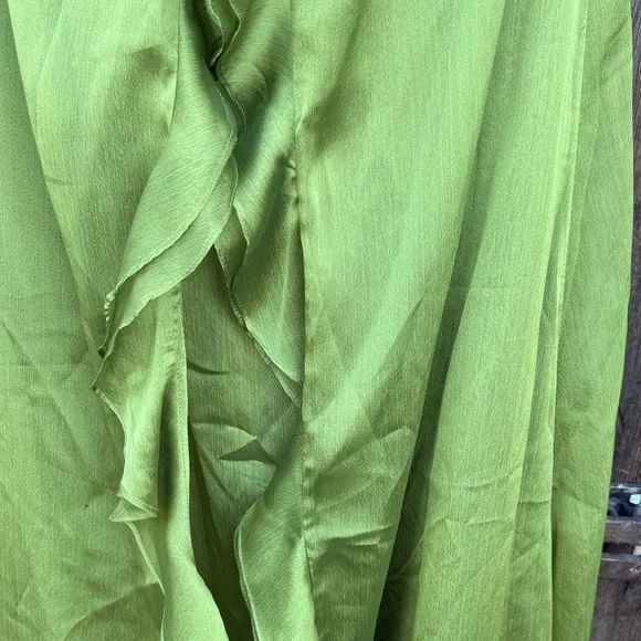 Bari Jay Strapless Lettuce /Lime Green Gown XS - Picture 6 of 9